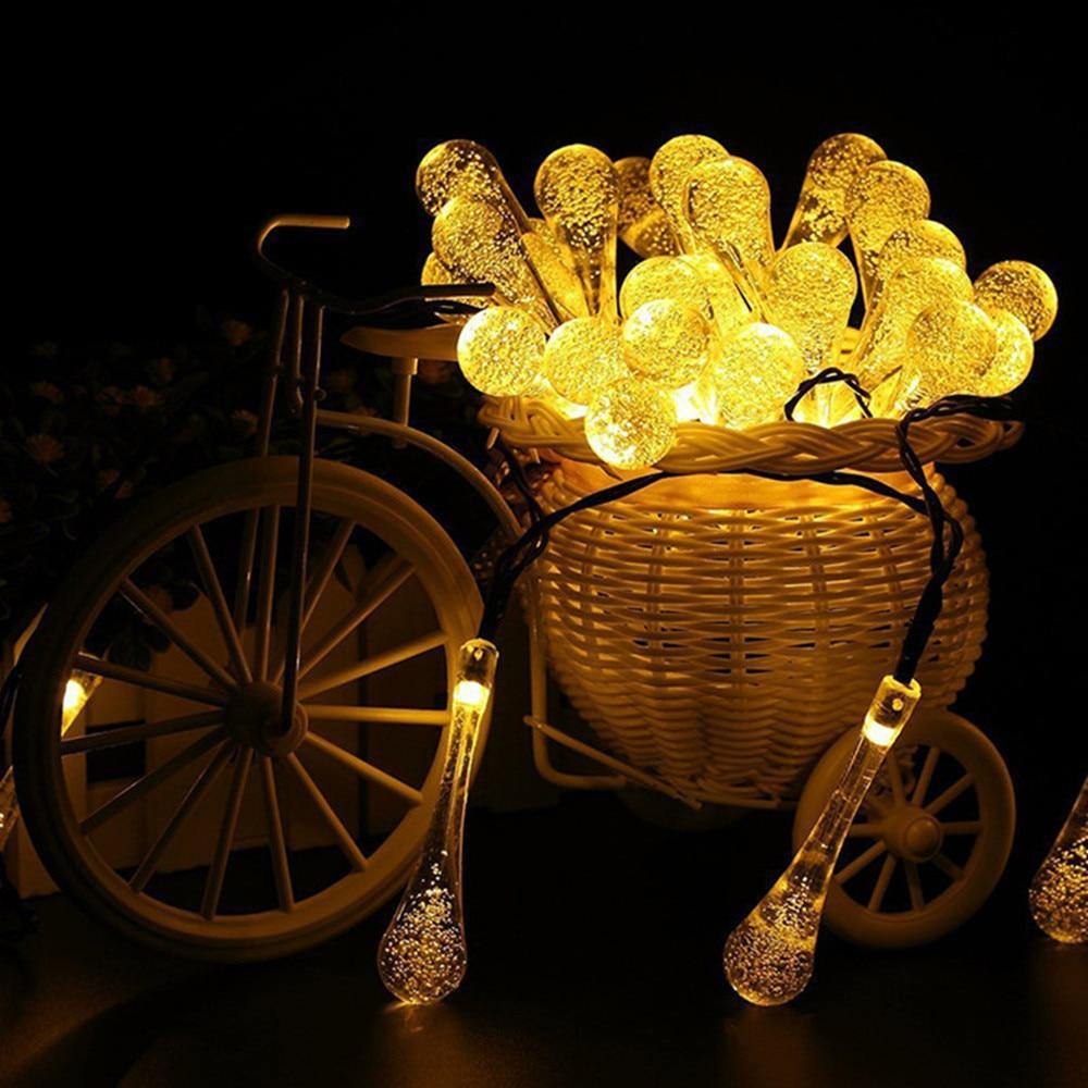 Solar Drop String Light